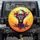 Vibrant Surreal Human Head Spectacles Elongated Jaw Liquid Elements - Vehicle Decor Gift Spare Tire Cover - 1