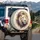Lion Head Radiant Mane - Wildlife Lover Vehicle Accessory Gift Spare Tire Cover - 3