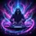 Futuristic Skull DJ Neon Console Deep Cosmic Nebula Music - Party Music Lover Gift Spare Tire Cover - 6