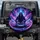 Futuristic Skull DJ Neon Console Deep Cosmic Nebula Music - Party Music Lover Gift Spare Tire Cover - 1