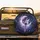 Fairy Crescent Moon Starry Sky Flowers Butterflies - Home Decor Gift Spare Tire Cover - 2