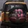 Smiling Skeletons Pink Hair Boa Roadster Interior - Open Road Travel Gift Spare Tire Cover - 5