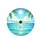 Tropical Ocean Surfboard Fin Scene - Beach Travel Gift for Ocean Lovers Spare Tire Cover - 4