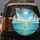 Tropical Ocean Surfboard Fin Scene - Beach Travel Gift for Ocean Lovers Spare Tire Cover - 5