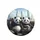 Panda Driver Cityscape View - Vehicle Decor Travel Enthusiast Gift Spare Tire Cover - 4