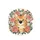 Ginger Tabby Cat Whimsical Floral Botanical - Home Decor Gift for Cat Lovers Spare Tire Cover - 4