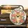 Ginger Tabby Cat Whimsical Floral Botanical - Home Decor Gift for Cat Lovers Spare Tire Cover - 2