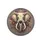 Elephant Head Gold Filigree Lotus Flowers Golden Vines Leaves - Wildlife Lover Gift Spare Tire Cover - 4