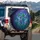 Luminous Orchids Iridescent Dragonflies Botanical Twilight - Nature Lover Gift Spare Tire Cover - 3
