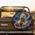Majestic Luminous Golden Lion Cosmic Galaxy Nebula Stars - Wildlife Lover Gift Spare Tire Cover - 2