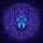 Wolf Bust Glowing Cyan Eyes Tribal Geometric Mandala Cosmic - Wildlife Lover Gift Spare Tire Cover - 6