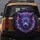Dark Cosmic Predatory Glowing Red Eyes Swirling Multicolored Fur - Fantasy Lover Gift Spare Tire Cover - 5