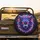 Dark Cosmic Predatory Glowing Red Eyes Swirling Multicolored Fur - Fantasy Lover Gift Spare Tire Cover - 2