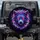 Dark Cosmic Predatory Glowing Red Eyes Swirling Multicolored Fur - Fantasy Lover Gift Spare Tire Cover - 1