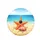 Sun-Drenched Golden Beach Starfish Conch Shell - Coastal Explorer Travel Gift Spare Tire Cover - 4