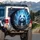 Majestic Iridescent Panda Charging Smoke Clouds - Outdoor Adventure Gift Spare Tire Cover - 3