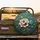 Teal Gold Peonies Botanical - Home Decor Gift Spare Tire Cover - 2