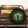 Three Realistic Skulls Glowing Smoke Dust Cosmic - Halloween Party Decor Spare Tire Cover - 9