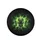 Three Realistic Skulls Glowing Smoke Dust Cosmic - Halloween Party Decor Spare Tire Cover - 11