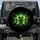 Three Realistic Skulls Glowing Smoke Dust Cosmic - Halloween Party Decor Spare Tire Cover - 1