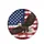 Bald Eagle American Flag - Independence Day Gift for Veterans Spare Tire Cover - 4