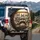 Wise Wolf Husky Cat Forest Road Trip - Adventure Lover Gift Spare Tire Cover - 3