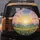 Sunrise Wildflower Meadow Cherry Blossom Mountain Landscape - Nature Lover Gift Spare Tire Cover - 5