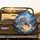 Oriental Dragon Fire Orbs Stormy Sky - Fantasy Decor Gift for Dragon Lovers Spare Tire Cover - 2