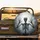 Human Skeleton Skull Trapped Presence - Haunting Ethereal Display Spare Tire Cover - 2