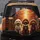 Three Poodles Autumn Forest Road Dappled Sunlight - Autumn Lover Gift for Poodle Owners & Drivers Spare Tire Cover - 5