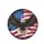 Bald Eagle American Flag - Independence Day Gift for Veterans Spare Tire Cover - 4