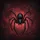 Menacing Black Spider Crimson Web - Outdoor Car Decor for Spider Fan Spare Tire Cover - 6