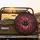 Menacing Black Spider Crimson Web - Outdoor Car Decor for Spider Fan Spare Tire Cover - 2