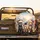 Santa Cat Trio Christmas Mountain Sunrise - Holiday Gift for Cat Lovers Spare Tire Cover - 2