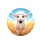 Fluffy Lamb Golden Wheat Field - Farmhouse Home Decor Gift for Animal Lovers Spare Tire Cover - 4