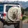 Wolf Howling Full Moon - Wildlife Lover Gift Spare Tire Cover - 3