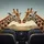 Curious Engaging Giraffe Pair Savanna Landscape - Wildlife Lover Gift Spare Tire Cover - 6