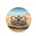 Grinning Skeletons Sunglasses Peace Sign Desert Road - Travel Adventure Gift for Road Trippers Spare Tire Cover - 4