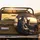 Black Cats Golden Hour Road Trip - Cat Lover Travel Gift Spare Tire Cover - 2