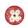 White Daisies Yellow Orange Crimson Teal Paisley Floral Swirls - Home Decor Gift Spare Tire Cover - 4
