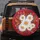 White Daisies Yellow Orange Crimson Teal Paisley Floral Swirls - Home Decor Gift Spare Tire Cover - 5