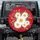 White Daisies Yellow Orange Crimson Teal Paisley Floral Swirls - Home Decor Gift Spare Tire Cover - 1