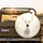 White Stag Golden Antlers Golden Eyes Golden Flames Golden Energy - Wildlife Lover Gift Spare Tire Cover - 2