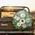 White Daisies Blue Forget-Me-Nots Garden - Home Decor Gift for Garden Lover Spare Tire Cover - 2