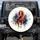 Red Galloping Horse Blue Gold Flecks - Wildlife Lover Gift for Horse Lover Spare Tire Cover - 1