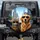 Tabby Cat Golden Retriever Sunglasses Urban Car Scene - Pet Lover Gift Spare Tire Cover - 1
