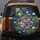 Dark Blue Pond Koi Fish Orange White Lotus Lily Pads - Wildlife Lover Gift Spare Tire Cover - 6