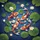 Dark Blue Pond Koi Fish Orange White Lotus Lily Pads - Wildlife Lover Gift Spare Tire Cover - 7
