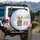 Hamsters Snow Winter Scene - Wildlife Lover Gift for Hamster Owners Spare Tire Cover - 3
