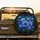 Electric Blue Roses Starlight Fantasy - Travel Gift for Fantasy Lover Spare Tire Cover - 2